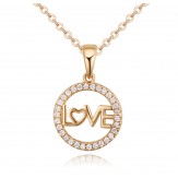 Colier Love gold